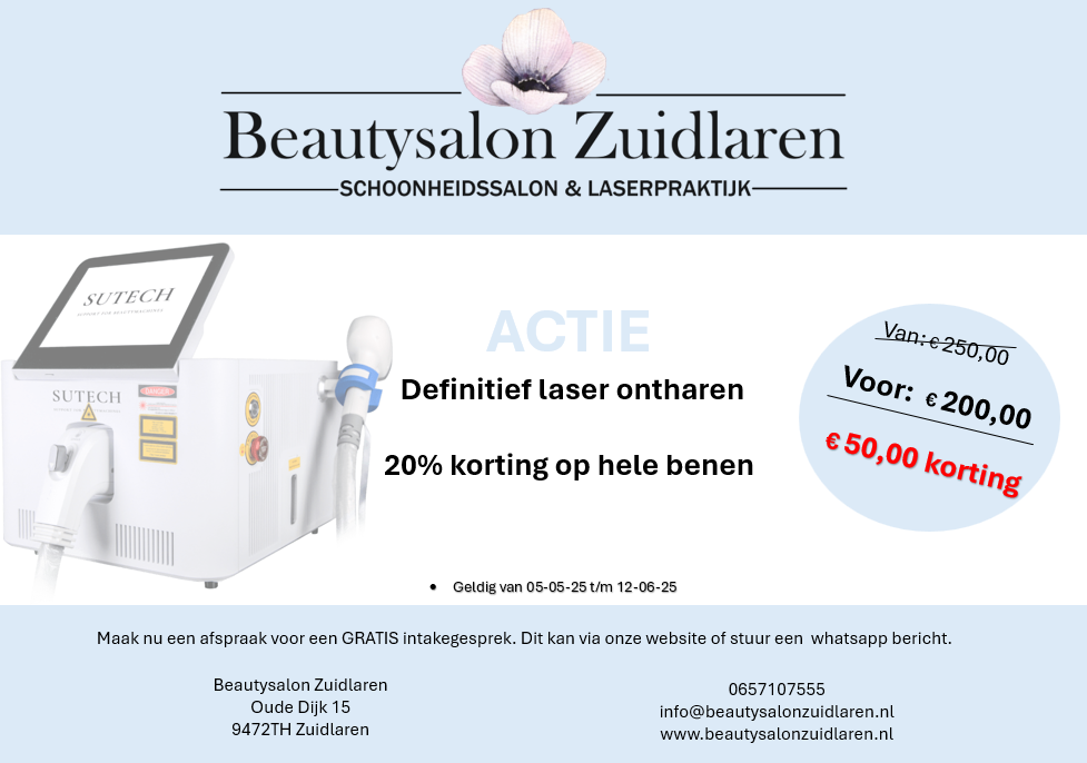 Definitief ontharen. laser. ontharen